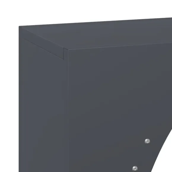 vidaXL brændestativ 50x23x100 cm koldvalset stål antracitgrå