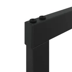 vidaXL brændestativ 110x30x116 cm stål sort