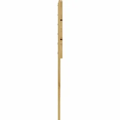 vidaXL brændestativ 40x30x75 cm koldvalset stål hvid