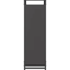 vidaXL brændestativ 44x28x90 cm koldvalset stål sort