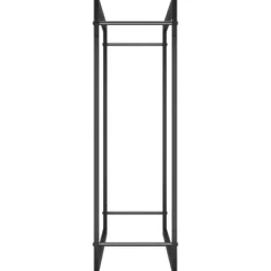 vidaXL brændestativ 80x28x86 cm stål matsort - Brændekurve