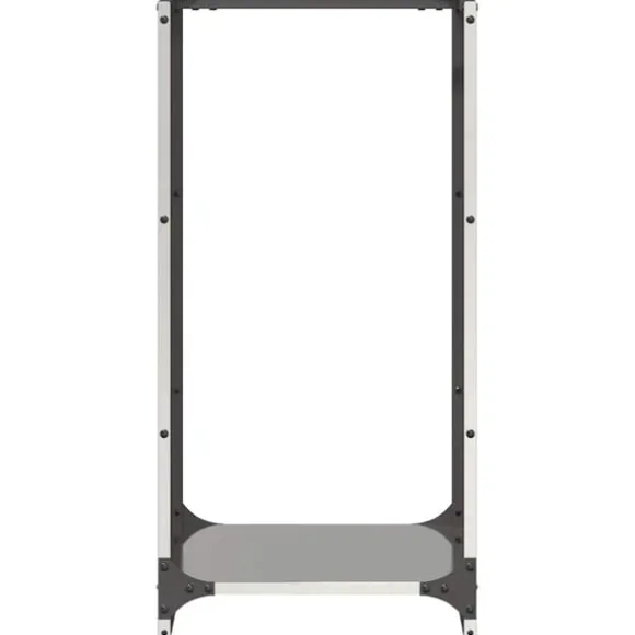 vidaXL brændestativ 40x30x80 cm rustfrit stål
