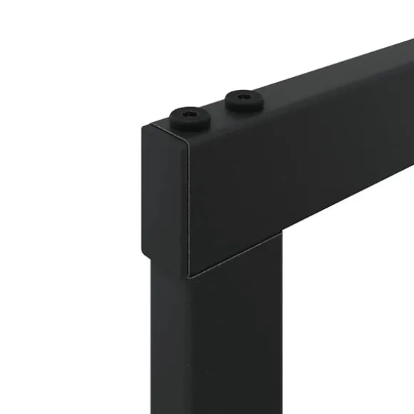 vidaXL brændestativ 55x30x61 cm stål sort