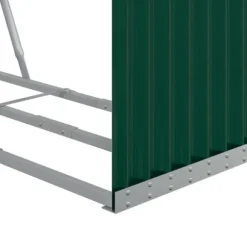 vidaXL brændestativ 120x45x100 cm galvaniseret stål grøn - Brændekurve