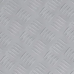 vidaXL Checker plader 4 pcs Sølv 30 x 30 cm Aluminium