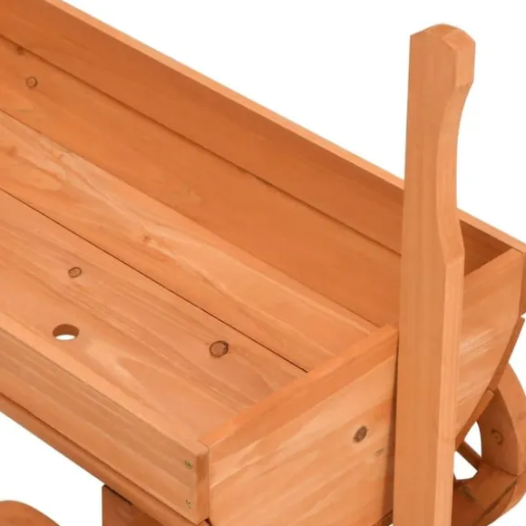 vidaXL dekorativ vogn 70x43x54 cm massivt fyrretræ
