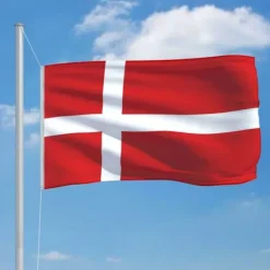 vidaXL det danske flag 90x150 cm - Flag & vimpler
