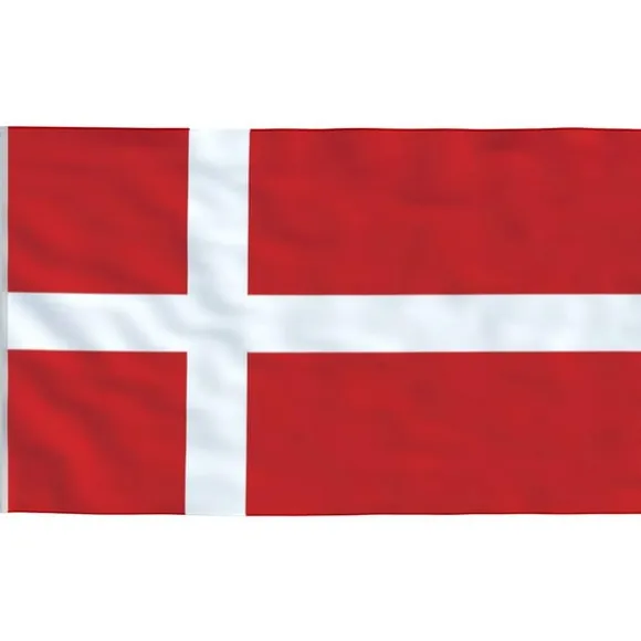vidaXL det danske flag 90x150 cm