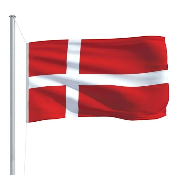 vidaXL det danske flag 90x150 cm