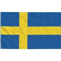 vidaXL det svenske flag 90x150 cm