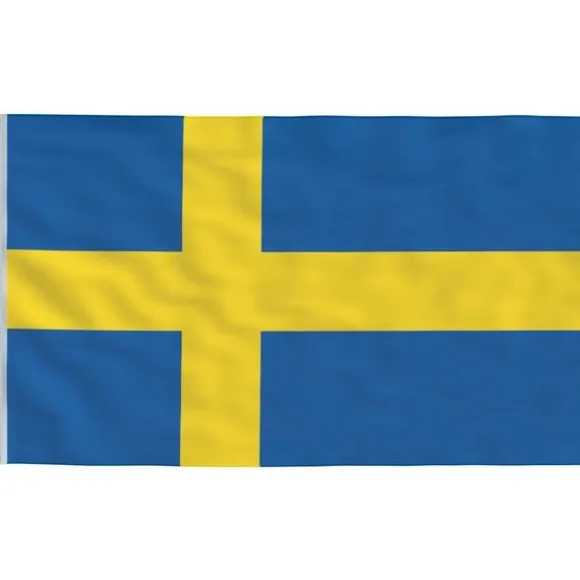 vidaXL det svenske flag 90x150 cm