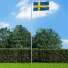vidaXL det svenske flag 90x150 cm - Flag & vimpler