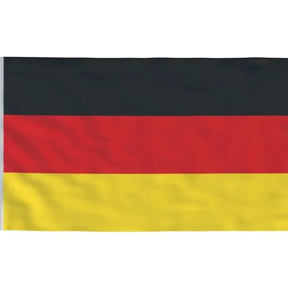 vidaXL det tyske flag 90x150 cm - Flag & vimpler