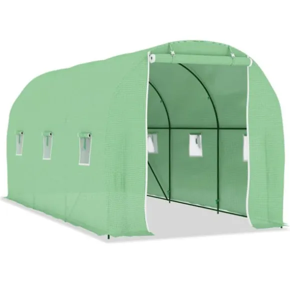 vidaXL drivhus 9 m² 4,5x2x2 m - Drivhuse