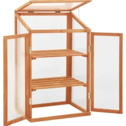 vidaXL drivhus 60x45x100 cm fyrretræ - Drivhuse
