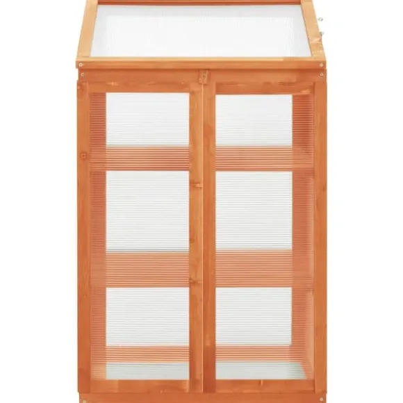 vidaXL drivhus 60x45x100 cm fyrretræ - Drivhuse