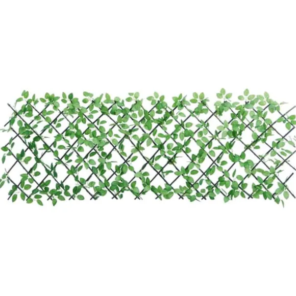 vidaXL espalier med kunstig vedbend 180x65 cm udvidelig grøn - Havehegn