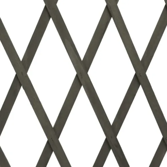 vidaXL espalier til haven 180x100 cm massivt fyrretræ grå - Havehegn