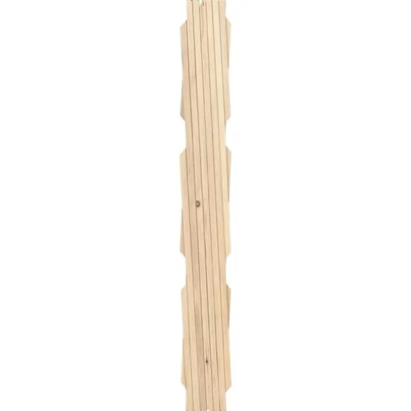 vidaXL espalierhegn 5 stk. 180x80 cm massivt fyrretræ - Havehegn