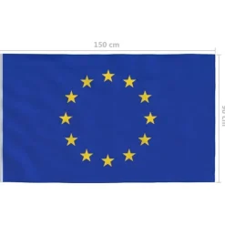 vidaXL Europaflag 90x150 cm