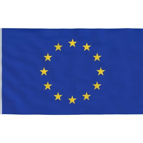 vidaXL Europaflag 90x150 cm - Flag & vimpler