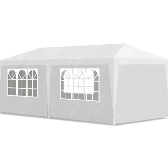 vidaXL festtelt 3 x 6 m hvid - Festtelte & havepavilloner