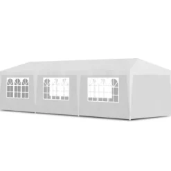 vidaXL festtelt 3 x 9 m hvid - Festtelte & havepavilloner