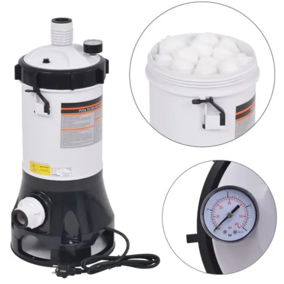 vidaXL filterpumpe til Intex Bestway pools 185 W 4,4 m³/t - Pool & spa – filtre