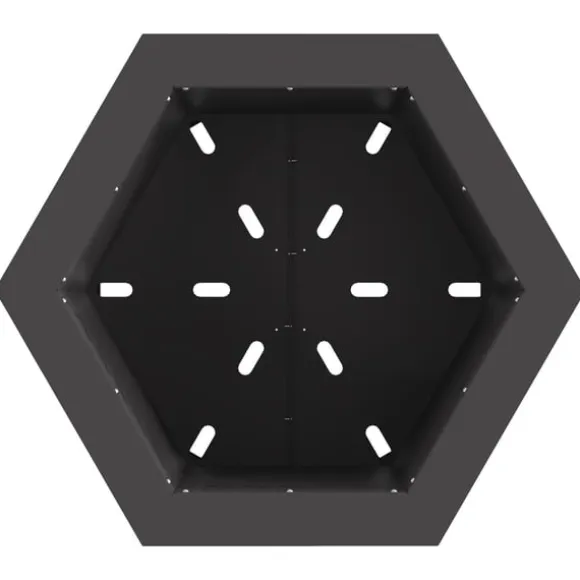 vidaXL Fire Pit Black 48 x 48 x 51 cm Cold-rolled steel