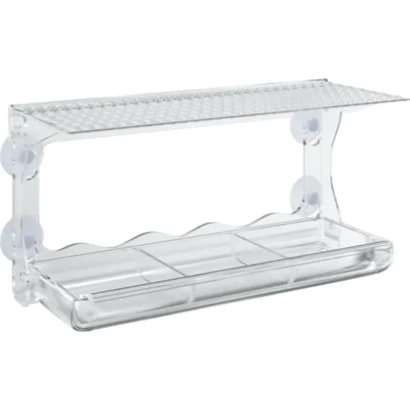 vidaXL foderautomater til vindue 2 stk. 30x12x15 cm akryl - Foderautomater til fugle