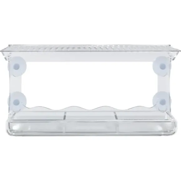 vidaXL foderautomater til vindue 2 stk. 30x12x15 cm akryl - Foderautomater til fugle