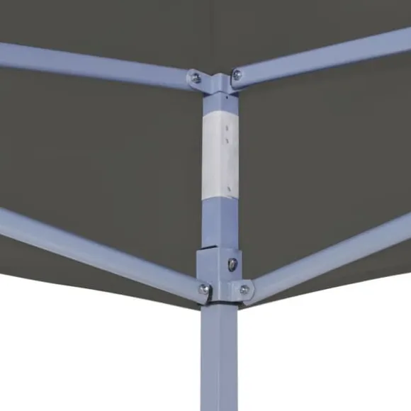 vidaXL foldbart festtelt 2 x 2 m stål antracitgrå - Festtelte & havepavilloner