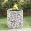 vidaXL gabion-bålkurv Ø 100 cm galvaniseret jern - Ildsteder