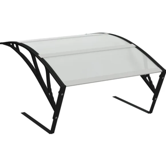 vidaXL garage til robotplæneklipper 80x101x46 cm sort