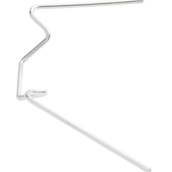 vidaXL glasclips/flueben til drivhus 50 stk. W-type galvaniseret stål