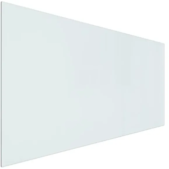 vidaXL glasplade til pejs 120x60 cm rektangulær - Glas