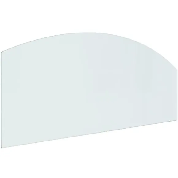 vidaXL glasplade til pejs 120x50 cm - Glas