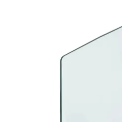 vidaXL glasplade til pejs 120x50 cm - Glas