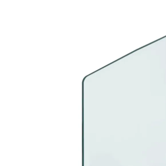 vidaXL glasplade til pejs 120x50 cm - Glas