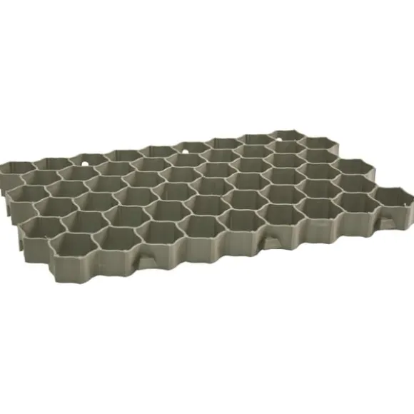 vidaXL græsgitter 16 stk. 60x40x3 cm plastik grøn