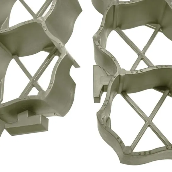 vidaXL græsgitter 16 stk. 60x40x3 cm plastik grøn