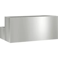vidaXL Have Blomsterkrukke Sølv 100 x 60 x 45 cm Galvaniseret stål
