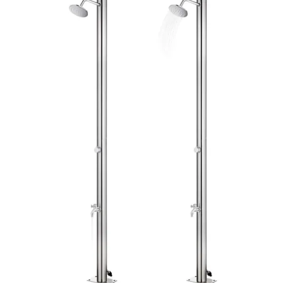 vidaXL havebruser 215 cm rustfrit stål