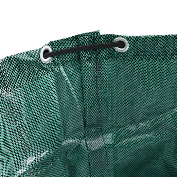 vidaXL Havematerialeposer 12 pcs Grøn 67 x 67 x 75.5 cm Polypropylen