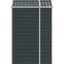 vidaXL haveskur 191x130x198 cm galvaniseret stål antracitgrå - Skure & Redskabsskure