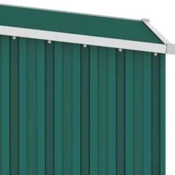 vidaXL haveskur 87x98x159 cm galvaniseret stål grøn - Skure & Redskabsskure