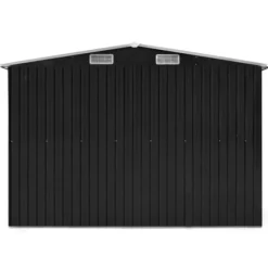 vidaXL haveskur 257x997x178 cm galvaniseret stål antracitgrå - Skure & Redskabsskure