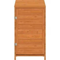 vidaXL haveskur 55x52x112 cm massivt grantræ brun - Skure & Redskabsskure