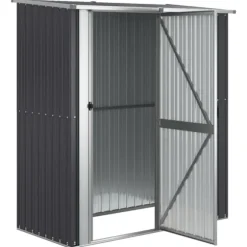 vidaXL haveskur 180,5x97x209,5 galvaniseret stål antracitgrå - Skure & Redskabsskure