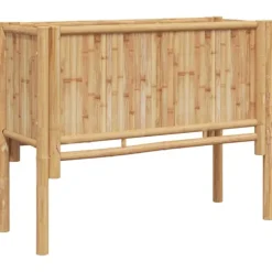 vidaXL Højbed Brun 90 x 35 x 70 cm Bambus